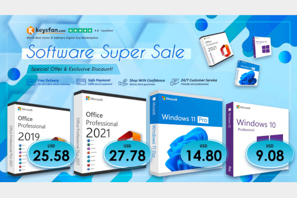 Не упустите возможность сэкономить на Keysfan: пожизненный Microsoft Office 2021 от $16 и Windows 11 всего за $12